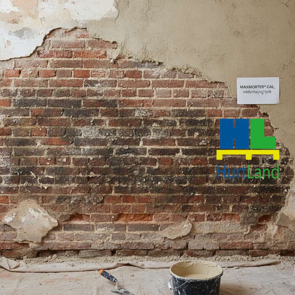 Zawilgocony stary mur - MAXMORTER® CAL, oddychający tynk