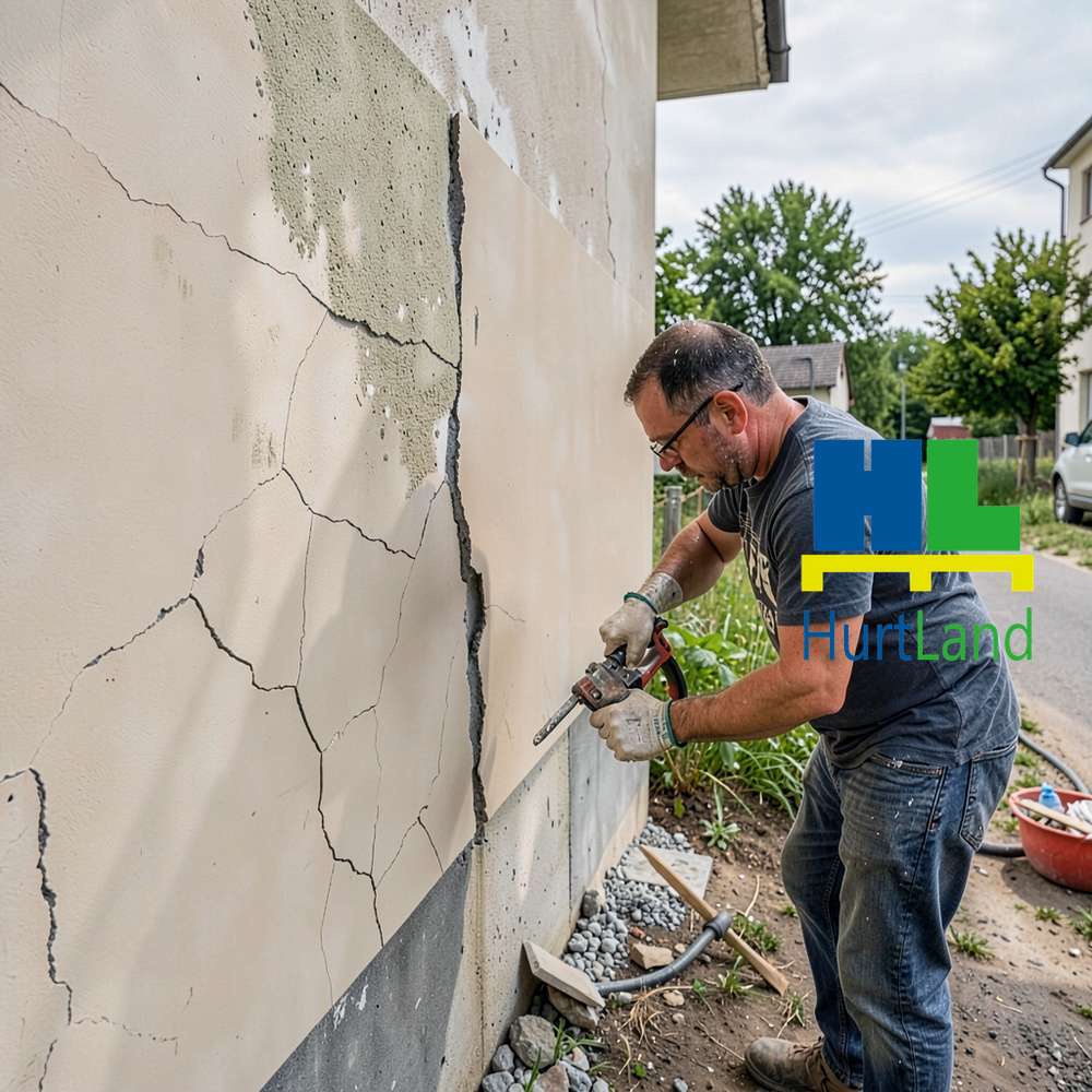 Wyblakła elewacja po 10 latach - MAXSHEEN®, jak nowa