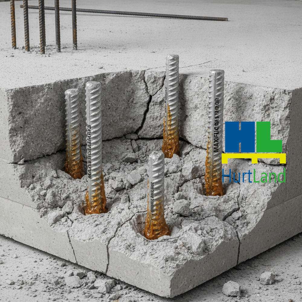 Wyrwane śruby z betonu - MAXFIX® E, kotwa chemiczna
