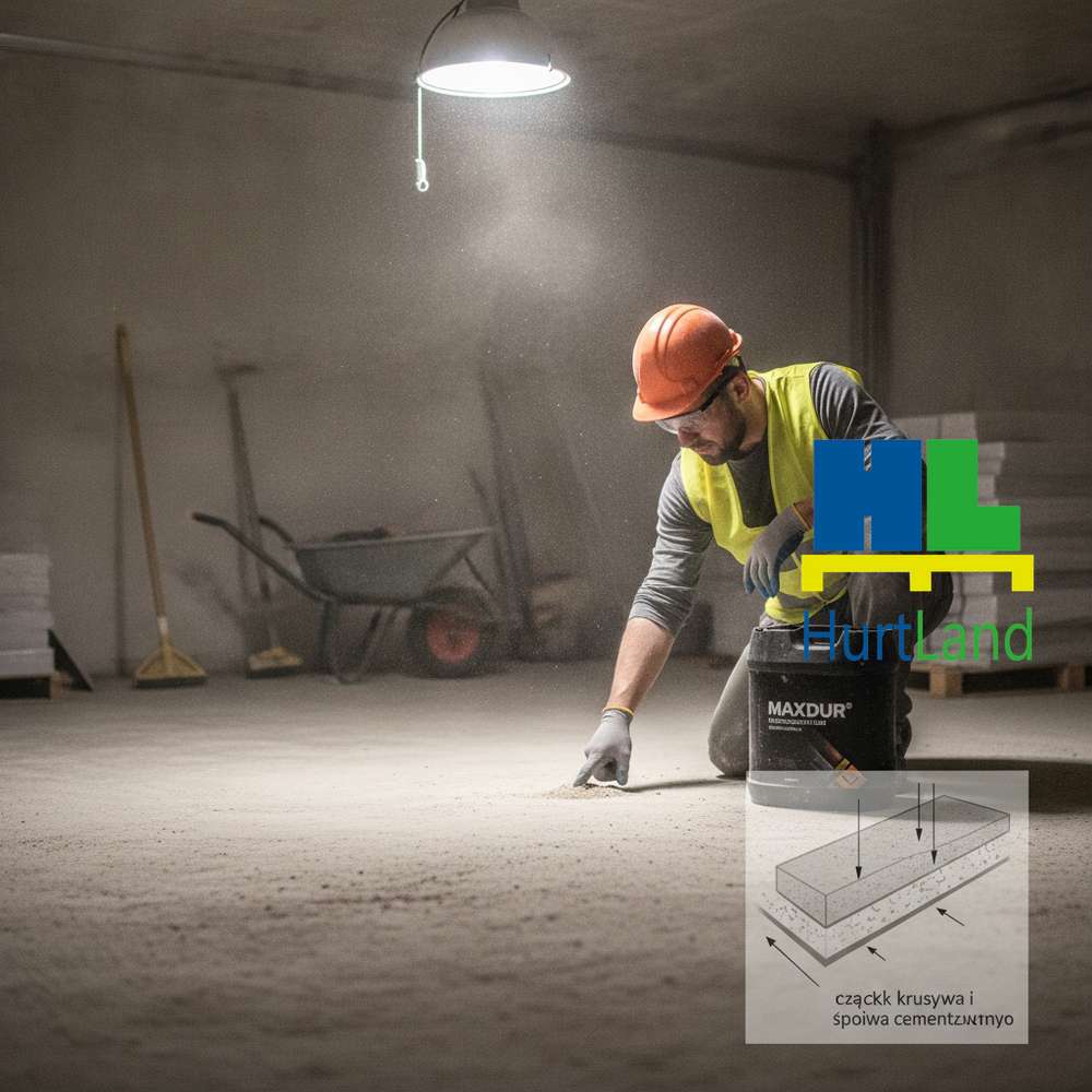 Pylący beton w garażu — MAXDUR®, pyłoszczelność na lata