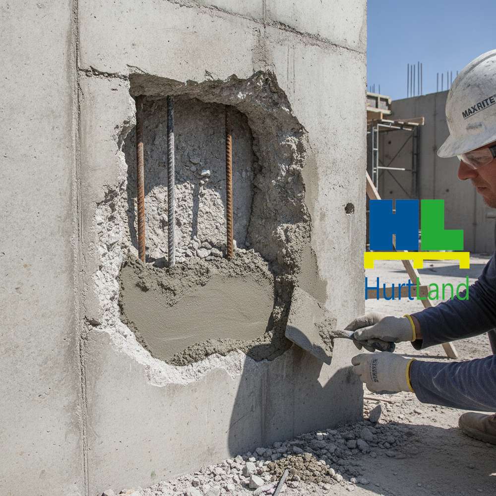 Raki w betonie po zdjęciu szalunku — zaprawa naprawcza MAXRITE®