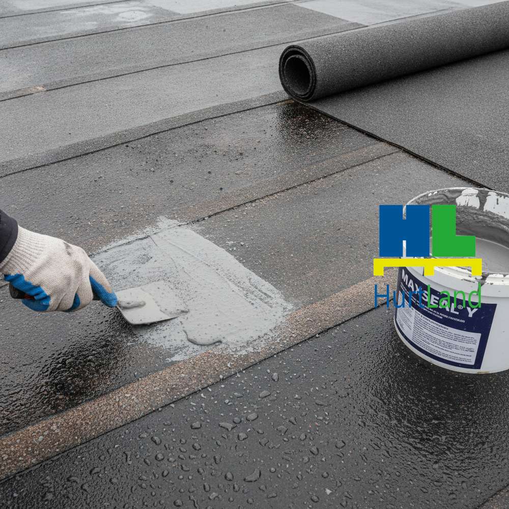 Przeciekający dach z papy — MAXSEAL® Y, naprawa bez wymiany pokrycia