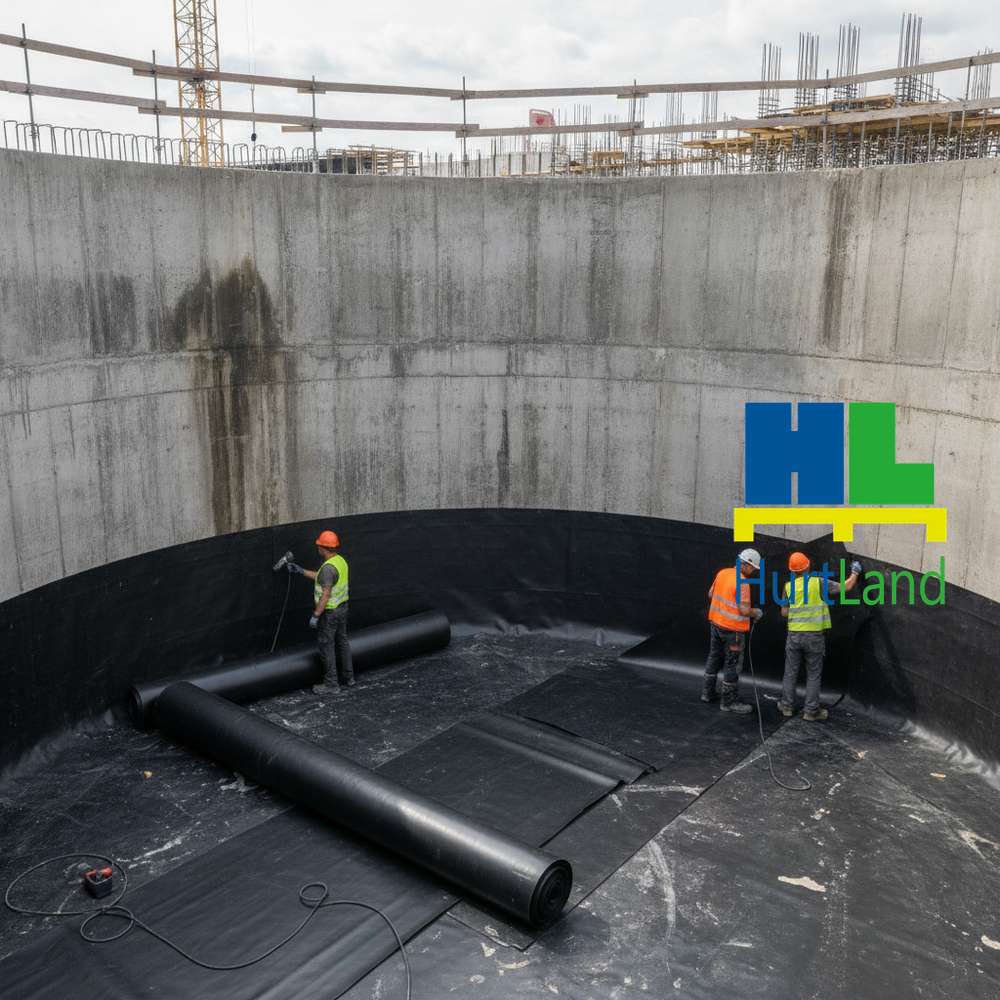 Nieszczelny zbiornik przeciwpożarowy — geomembrana PEHD jako szybka naprawa