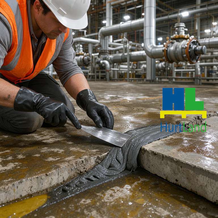 Atak chemiczny na posadzkę w rafinerii - SABA SEALER MB