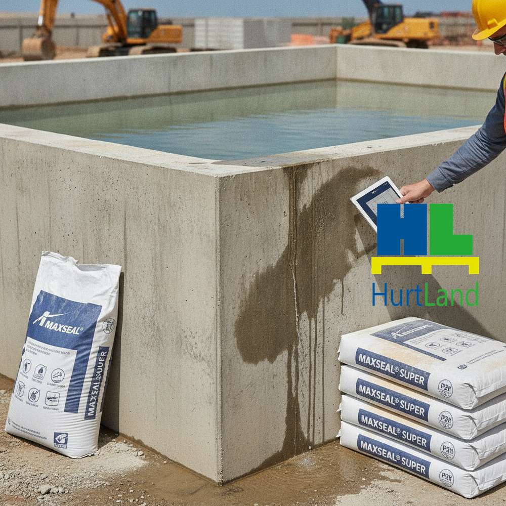 Nieszczelny zbiornik wody pitnej — MAXSEAL® SUPER z atestem PZH