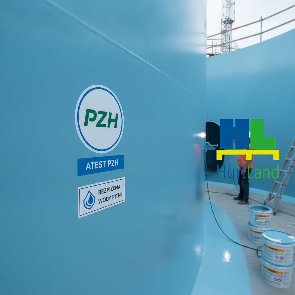 Farba do zbiorników wody pitnej — atest PZH, bezpieczna