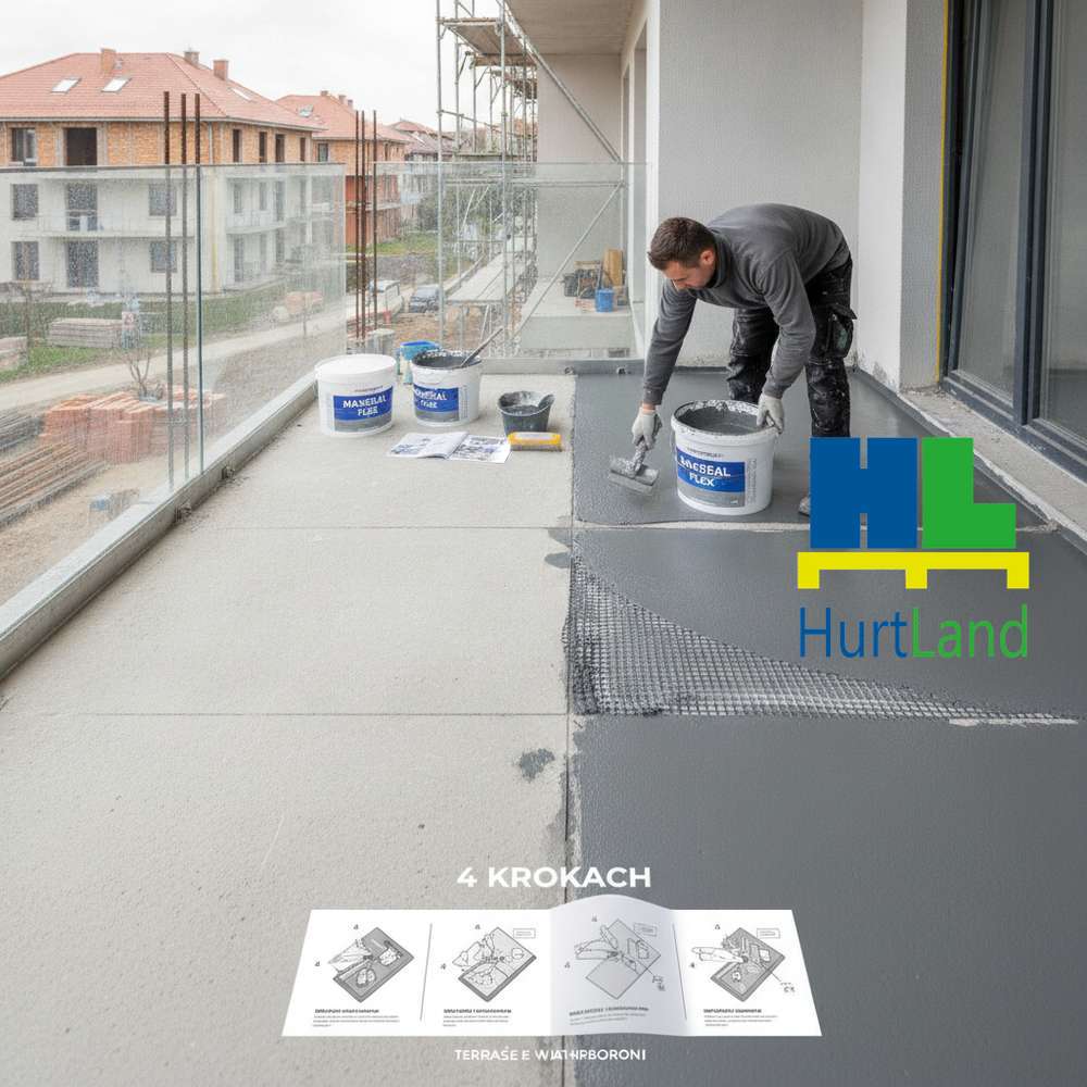 MAXSEAL FLEX - hydroizolacja tarasu i balkonu w 4 krokach