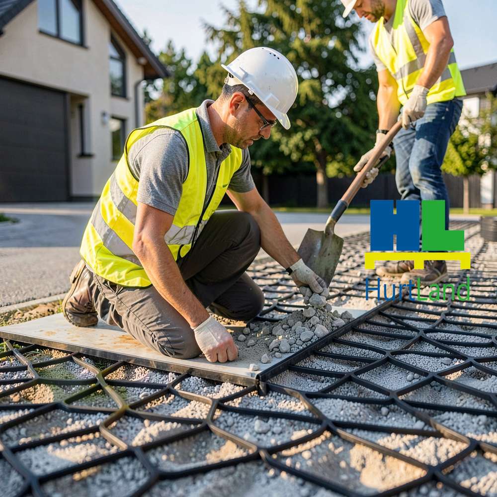 Geokrata na podjazd - zamiast betonowej kostki, tańsza alternatywa