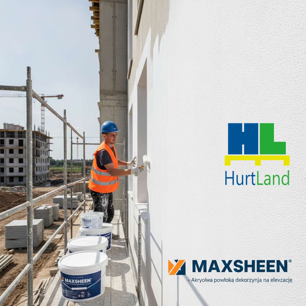 MAXSHEEN® - akrylowa powłoka dekoracyjna na elewacje