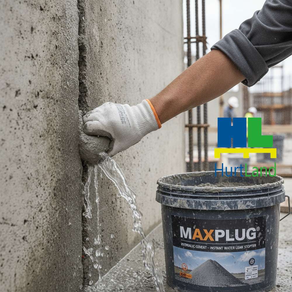 Cement hydrauliczny MAXPLUG® — szybkie zatrzymanie przecieków