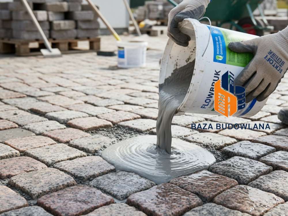 FLOWBRUK - Szybkowiążąca mineralna fuga do kostki brukowej i granitu