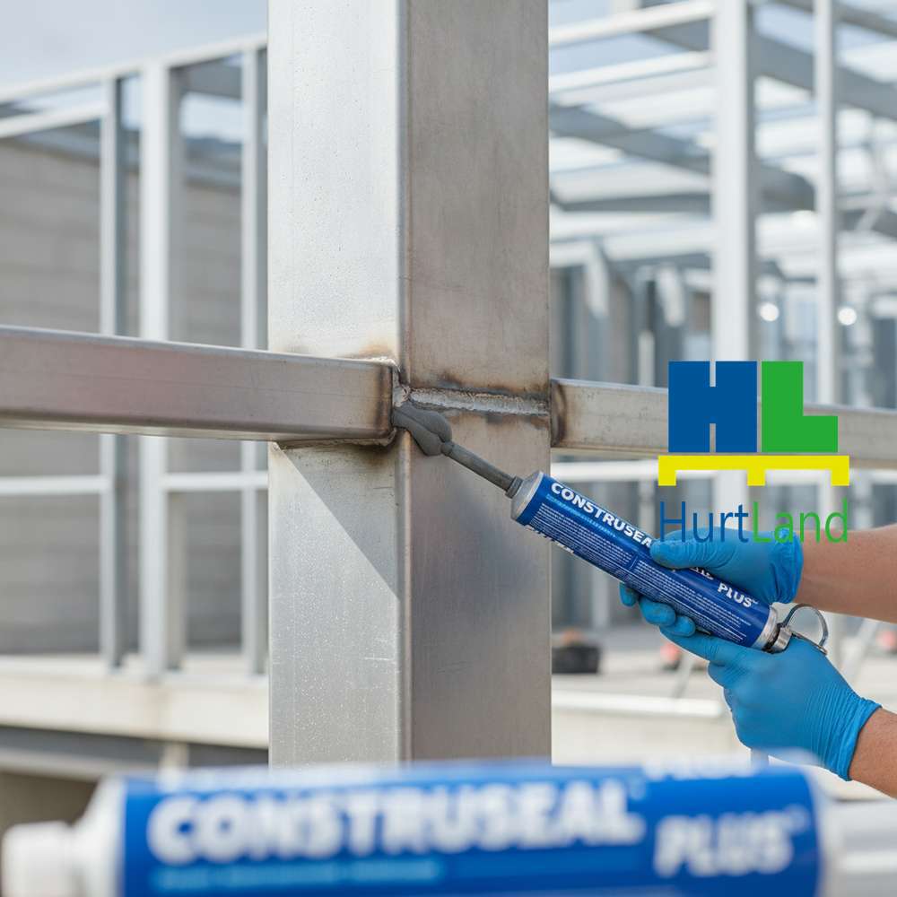 Uszczelnienie konstrukcji stalowej — CONSTRUSEAL PLUS, bez gruntowania
