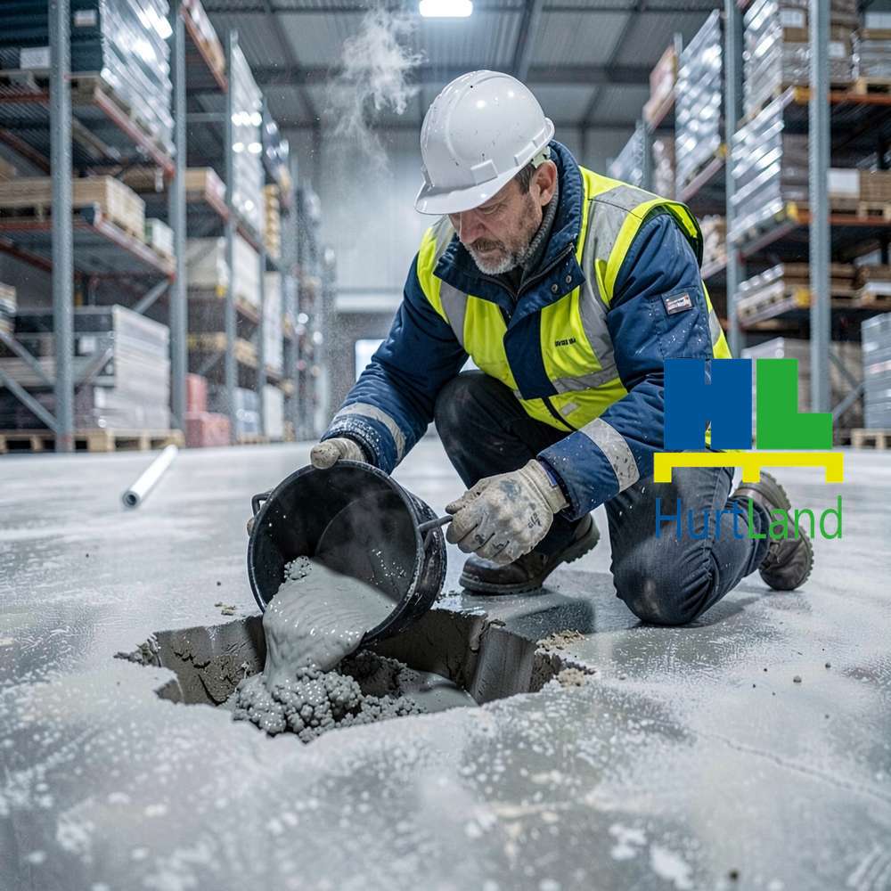 Naprawa posadzki w mroźni - MAXPATCH® MPC, wiąże w -20°C