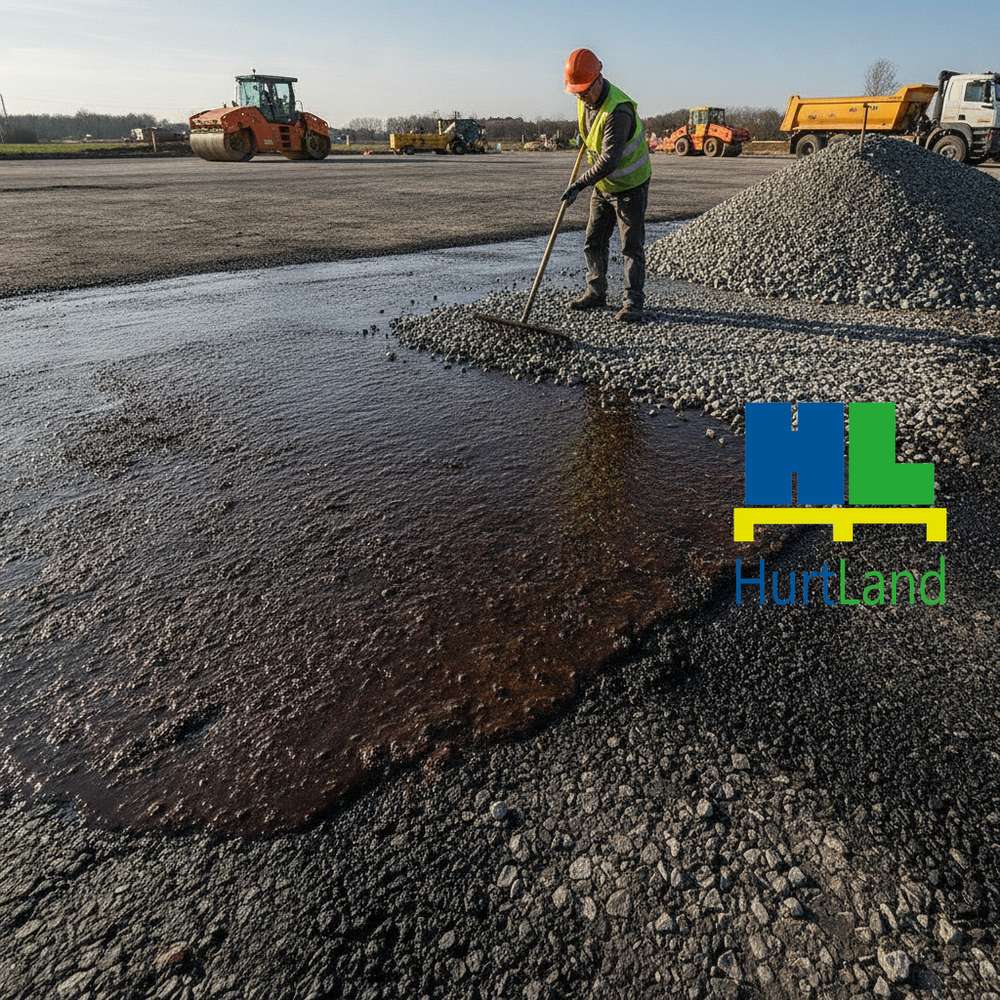 Jak odnowić starą nawierzchnię asfaltową? Emulsja + grys