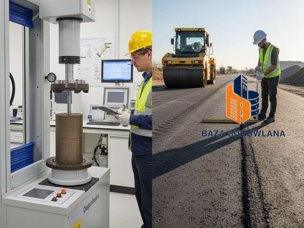 Badanie koleinowania asfaltu - badania laboratoryjne i terenowe