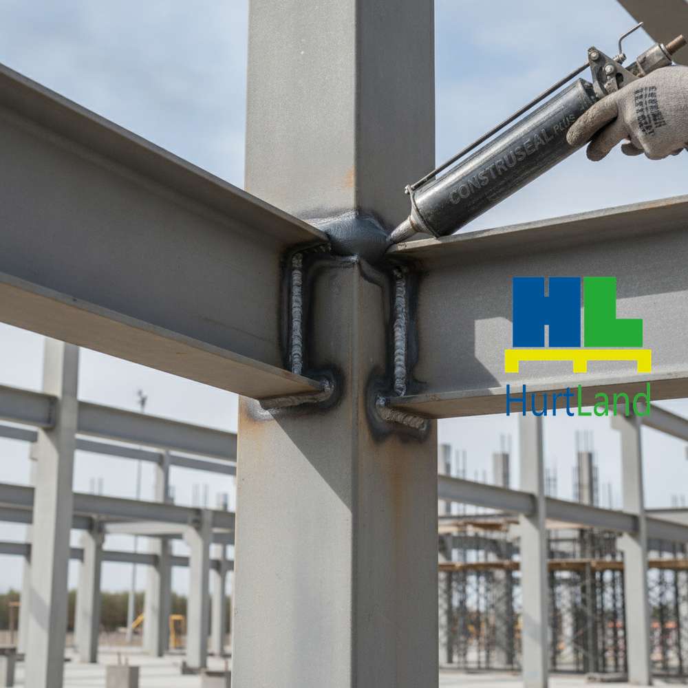 Uszczelnienie konstrukcji stalowej — CONSTRUSEAL PLUS, bez gruntowania