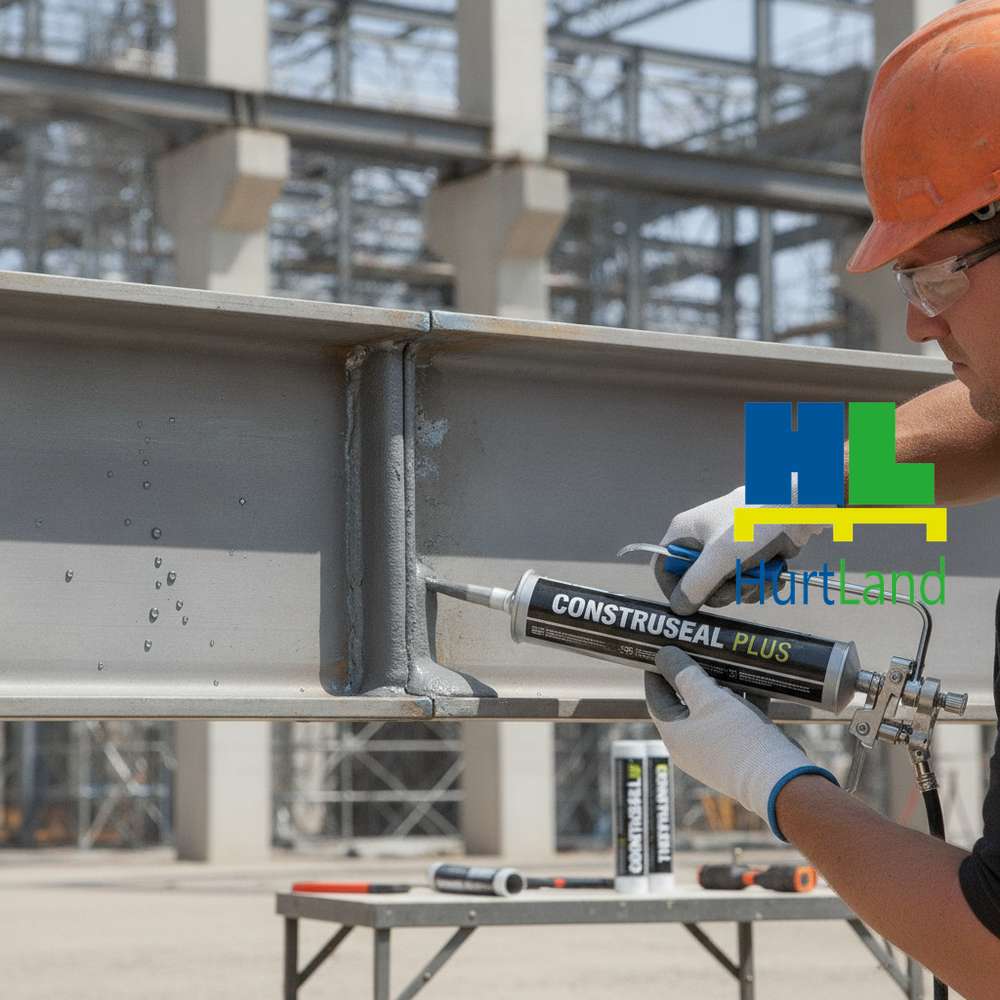Uszczelnienie konstrukcji stalowej — CONSTRUSEAL PLUS, bez gruntowania