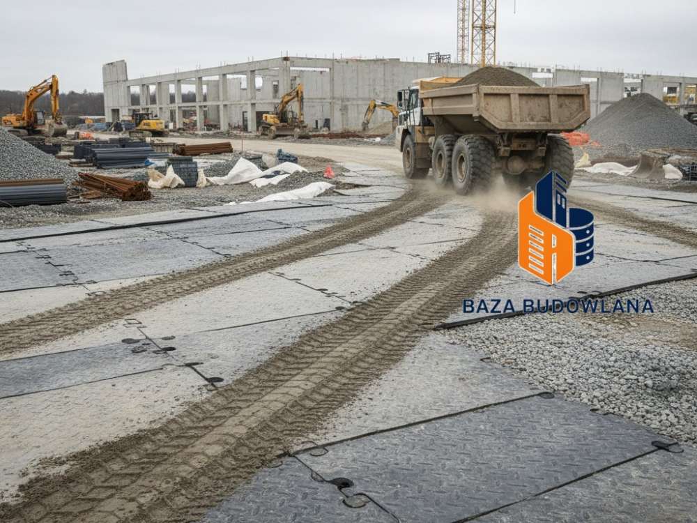 Drogi tymczasowe i dojazdowe dla ciężkich pojazdów o wysokim tonażu