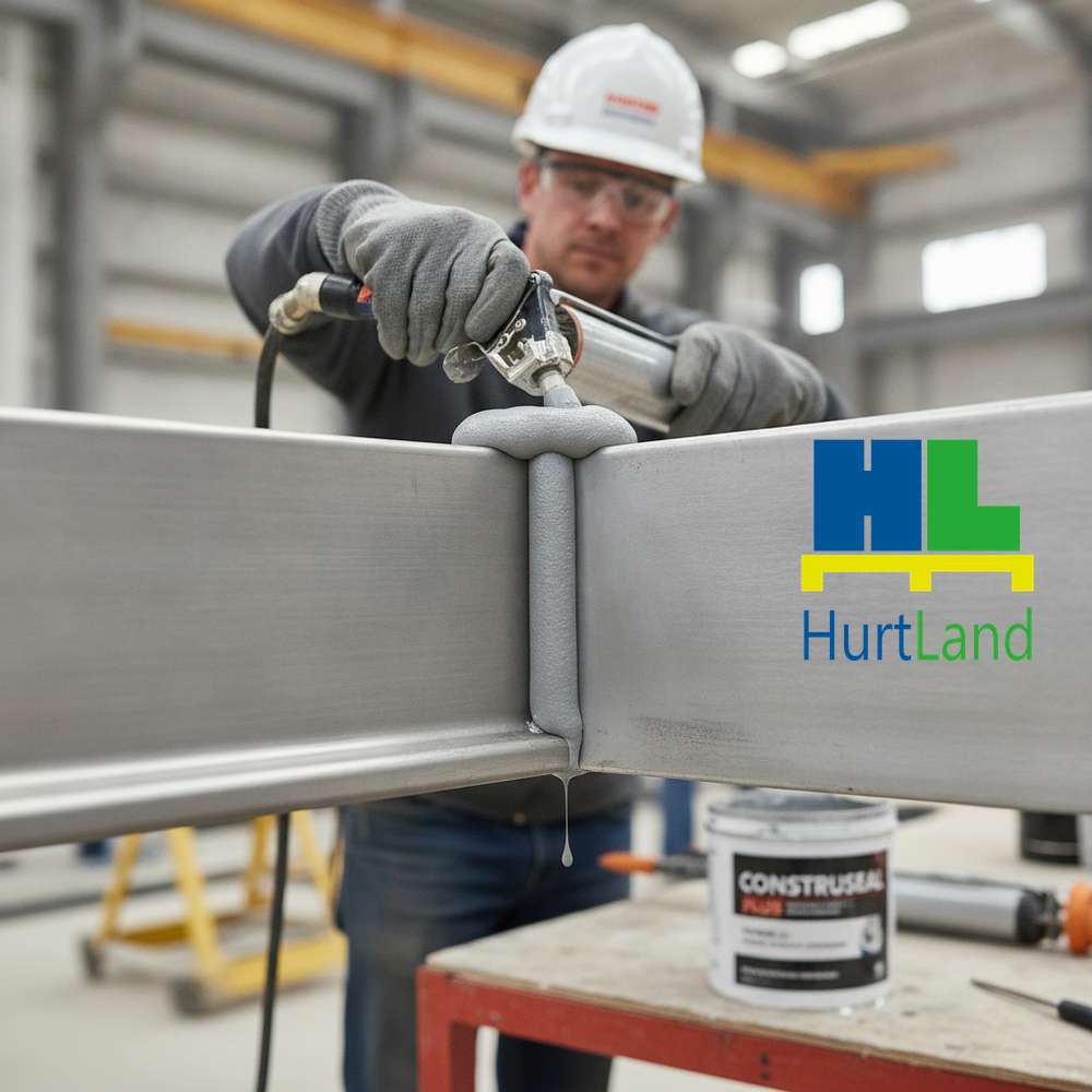 Uszczelnienie konstrukcji stalowej — CONSTRUSEAL PLUS, bez gruntowania