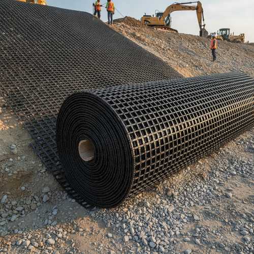 Georuszt jednokierunkowy HDPE - parametry kluczowe dla zbrojenia skarpy