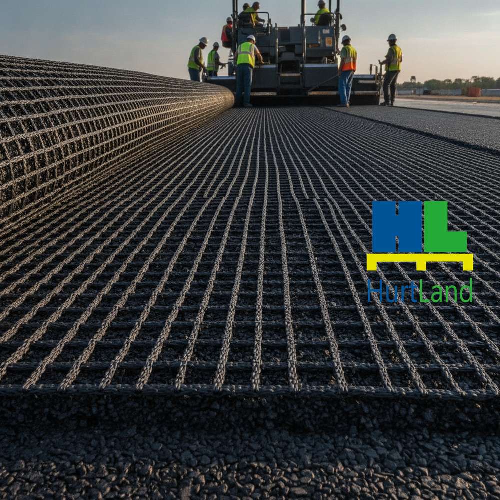 Geosiatka z włókna szklanego pod masę asfaltową