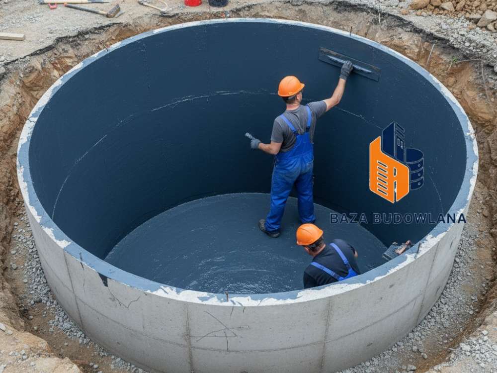 Hydroizolacja betonowego zbiornika na deszczówkę 