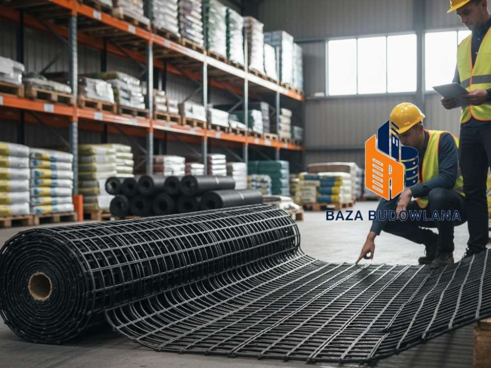 Siatka stabilizująca grunt
