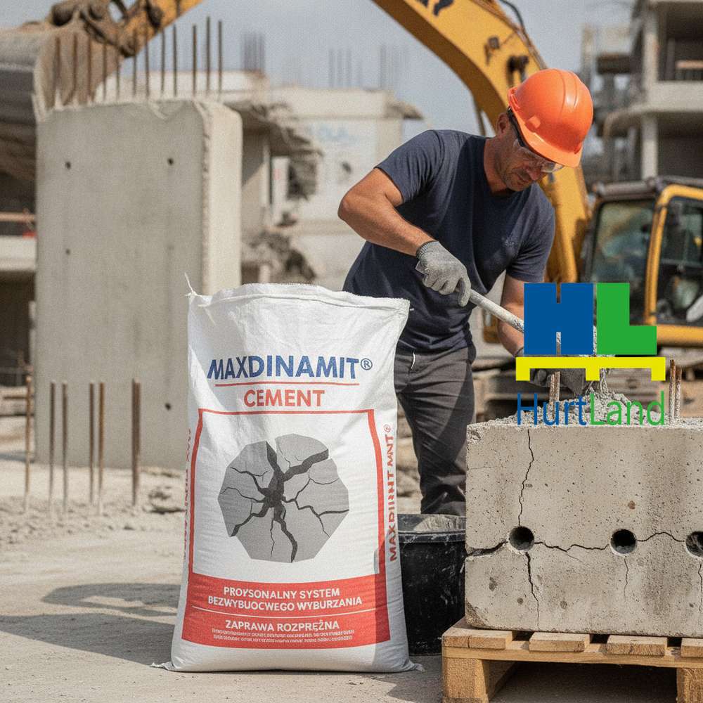 Zaprawa rozprężna — co to jest? MAXDINAMIT® CEMENT