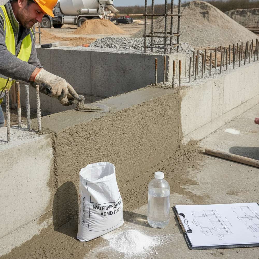 Beton wodoszczelny — czy da się zrobić go samemu? Domieszki i dodatki