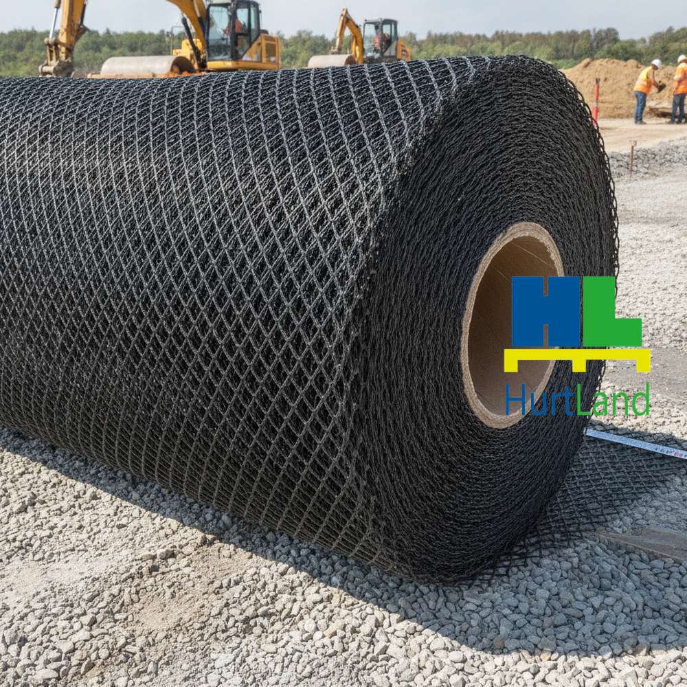 Geosiatka 100/100 kN/m do podbudowy drogowej

